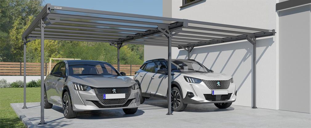 Carportar i aluminium eller nordisk gran