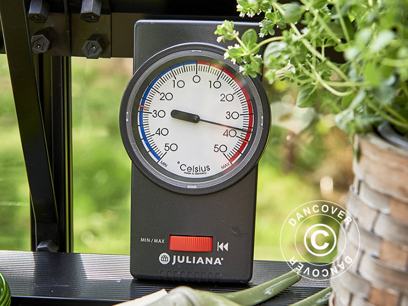 Juliana Min-Max termometer utan kvicksilver, Svart