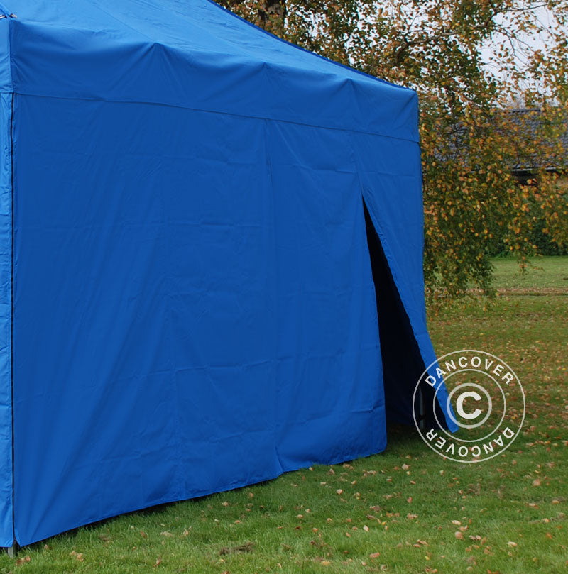 Sidovägg kit för Snabbtält FleXtents 3x6m, Blå