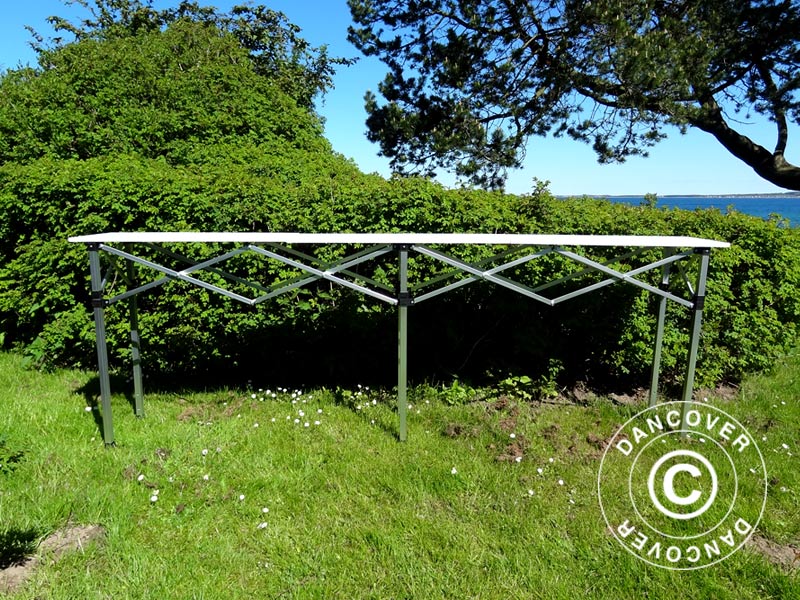 FleXtents PRO fällbord, 3m, Vit