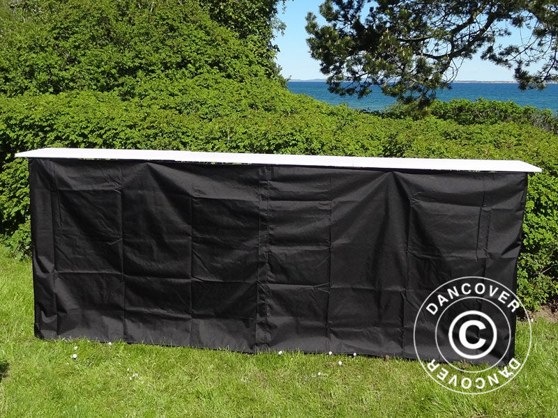 Sidopanel för FleXtents PRO disk, 3m, Svart