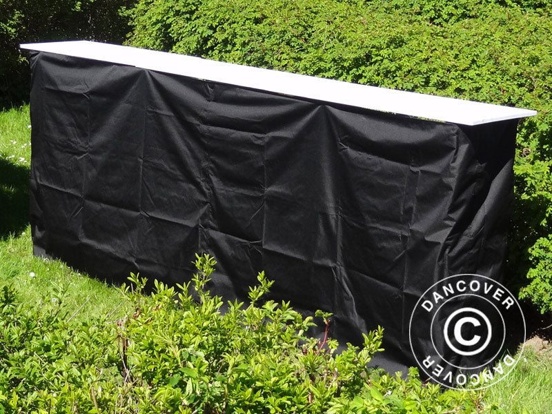 Sidopanel för FleXtents PRO disk, 3m, Svart