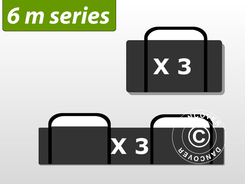 Väska paket, partytält 6 m. serien