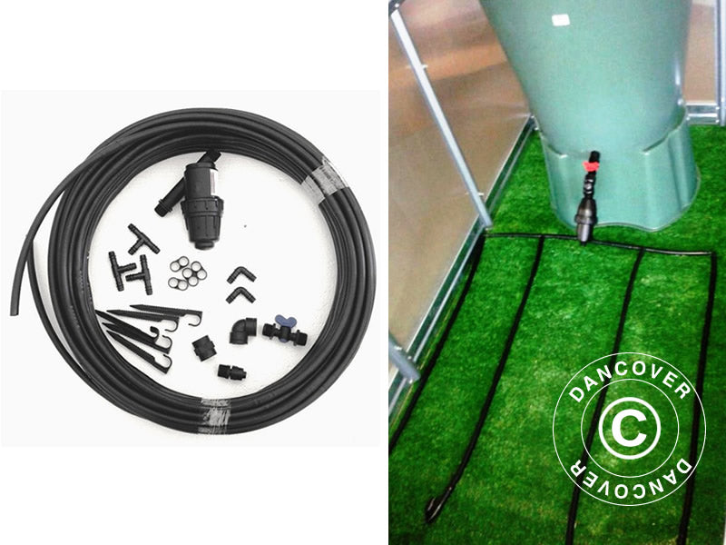 Bevattningssystem till växthus, självflöde, till 6m växthus