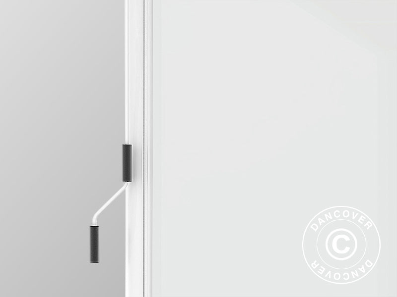 Sidoväggsskärm för pergola paviljong San Fernando, 3m, Vit