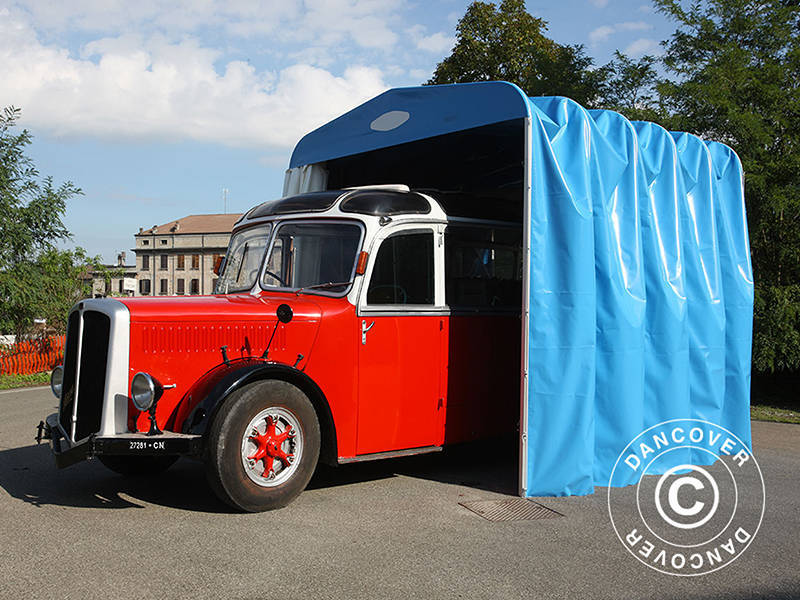 Hopfällbart tunnelgarage (Husbil), 3x5,15x3,6m, Beige