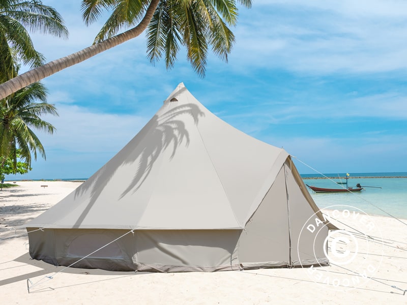 Glampingtält för glamping, TentZing®, 4x4m, 4 Pers, Sand