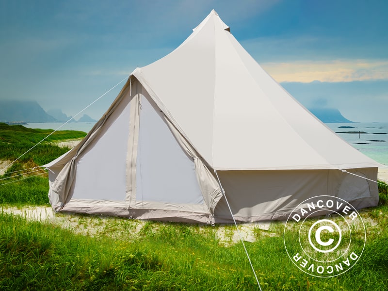 Glampingtält för glamping, TentZing®, 5x5m, 6 Pers, Sand