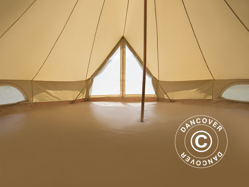 Glampingtält för glamping, TentZing®, 6x6m, 8 Pers, Sand