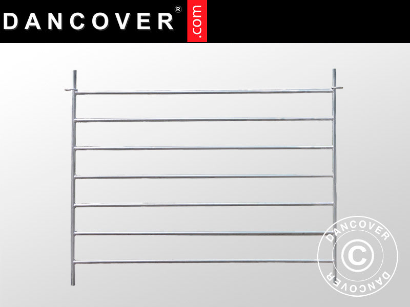 Förlängning för djurinhägnad, 1,5x1,22m, 2 st, Silver