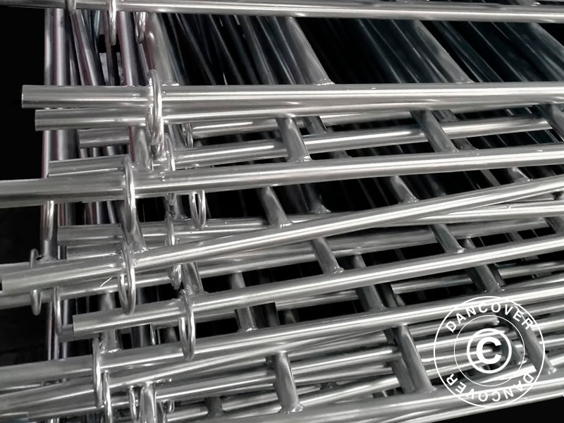 Djurinhägnad, 1,5x1,22m, 4 st, Silver