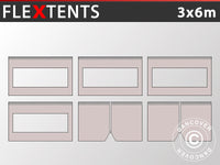 Sidovägg kit för Snabbtält FleXtents 3x6m, Latte