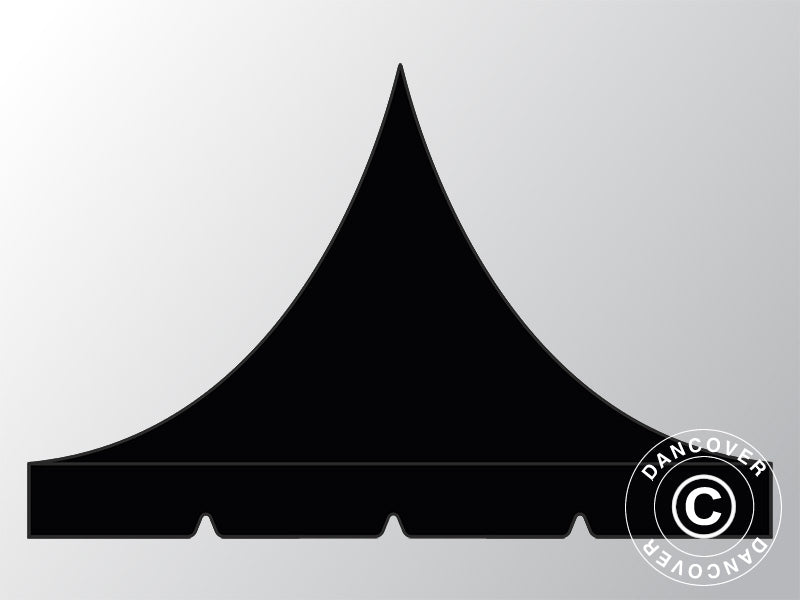Takduk för Snabbtält FleXtents PRO Pagoda 3x3m, Svart
