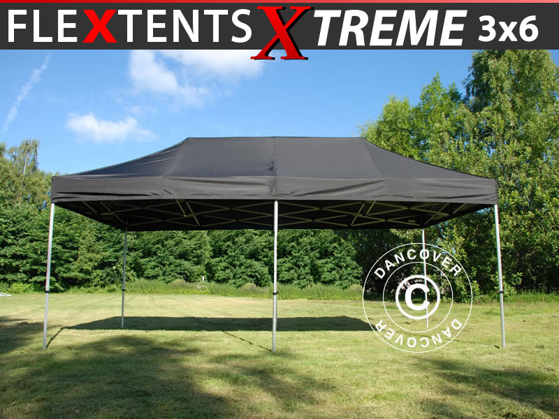 Snabbtält FleXtents Xtreme 50 3x6m Svart