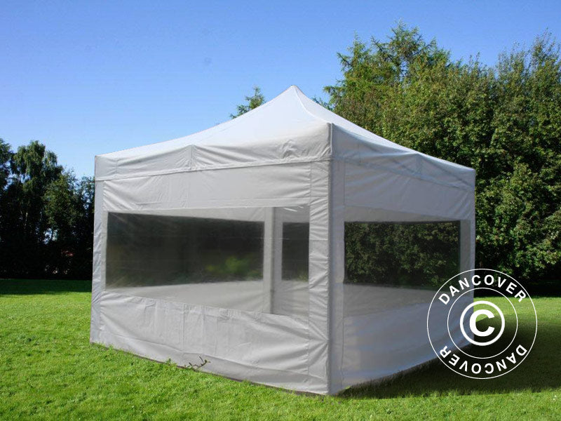 Snabbtält FleXtents Xtreme 50 3x3m Vit, inkl. 4 sidor