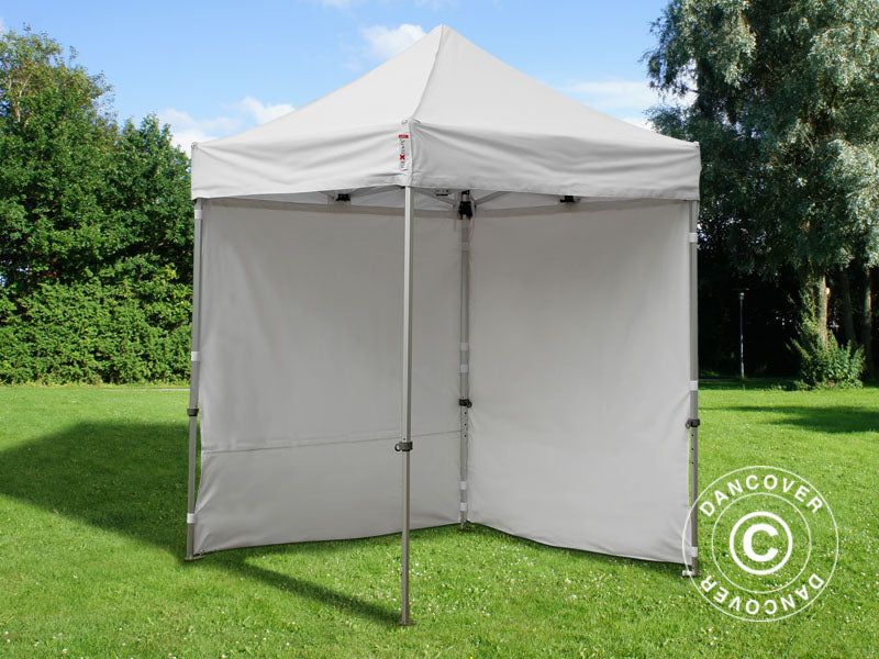 Snabbtält FleXtents PRO 2x2m Vit, inkl. 4 sidor