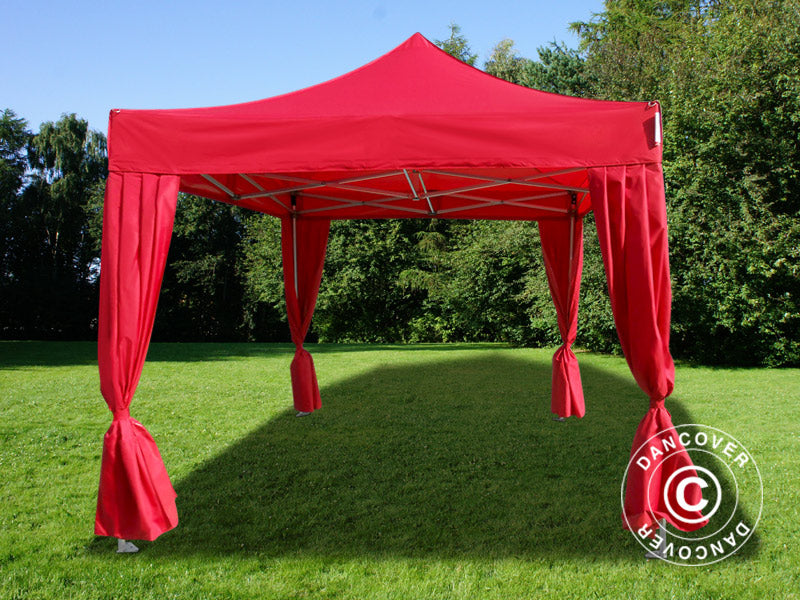 Flext. Pro 3x3m Red Top Frame&curtainsGL