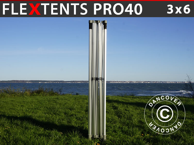 Aluminiumram för snabbtält FleXtents PRO 3x6m, 40mm