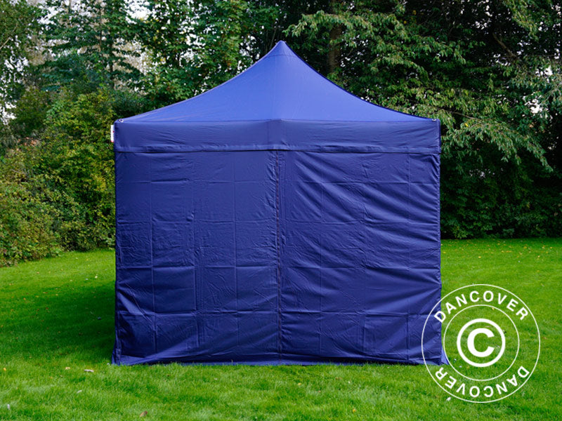 Snabbtält FleXtents PRO 3x6m Mörkblå, inkl. 6 sidor