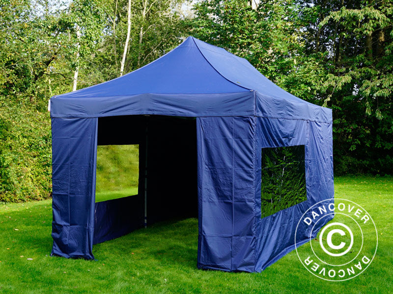 Snabbtält FleXtents Xtreme 50 3x6m Mörkblå, inkl. 6 sidor