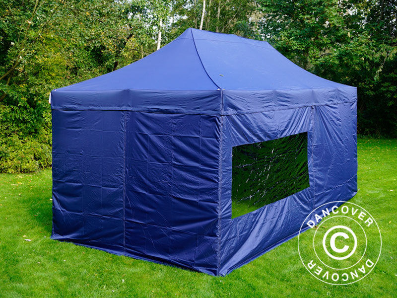 Snabbtält FleXtents Xtreme 50 3x6m Mörkblå, inkl. 6 sidor
