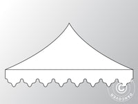 Takduk "Morocco" för Snabbtält FleXtents 3x6m, Vit