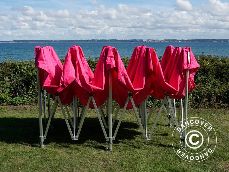 Snabbtält FleXtents PRO 3x6m Rosa