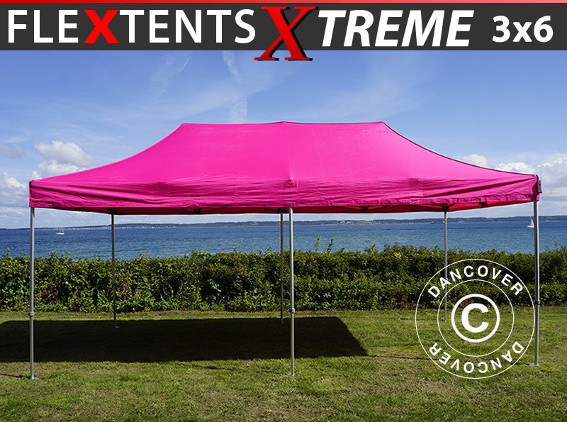 Snabbtält FleXtents Xtreme 50 3x6m Rosa