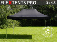 Snabbtält FleXtents PRO 3x4,5m Svart