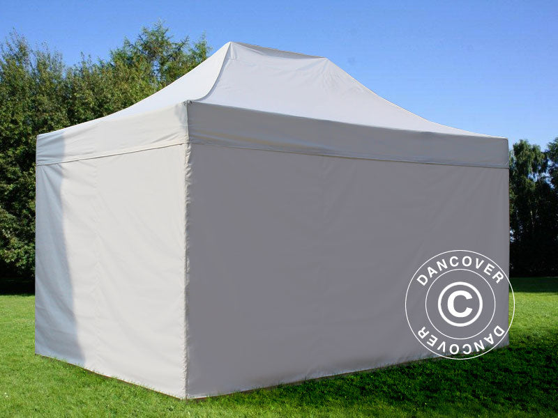 Snabbtält FleXtents PRO 3x4,5m Vit, inkl. 4 sidor