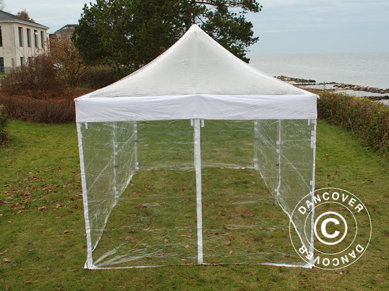Snabbtält FleXtents Xtreme 50 3x6m Transparent, inkl. 6 sidor