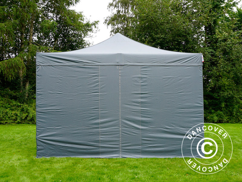 Snabbtält FleXtents Xtreme 50 4x4m Grå, inkl. 4 sidor