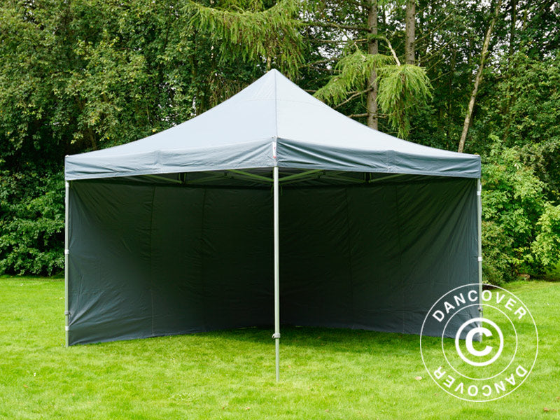 Snabbtält FleXtents Xtreme 50 4x4m Grå, inkl. 4 sidor