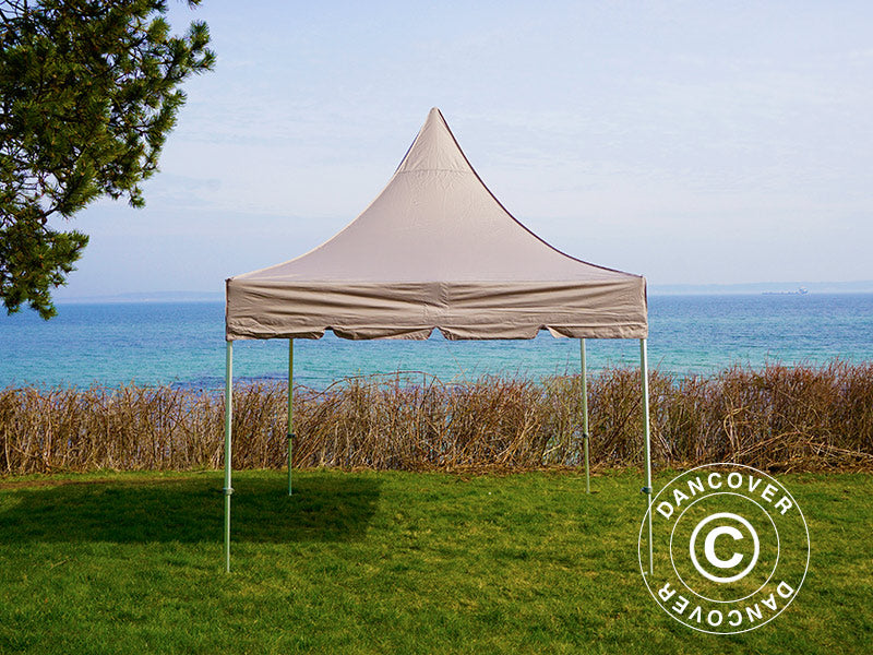 Snabbtält FleXtents PRO Peak Pagoda 3x3m Latte