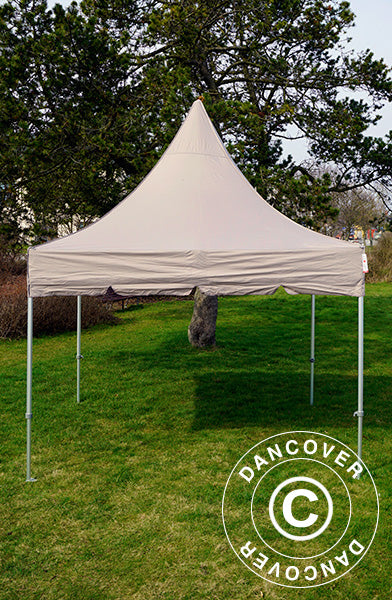 Snabbtält FleXtents PRO Peak Pagoda 3x3m Latte