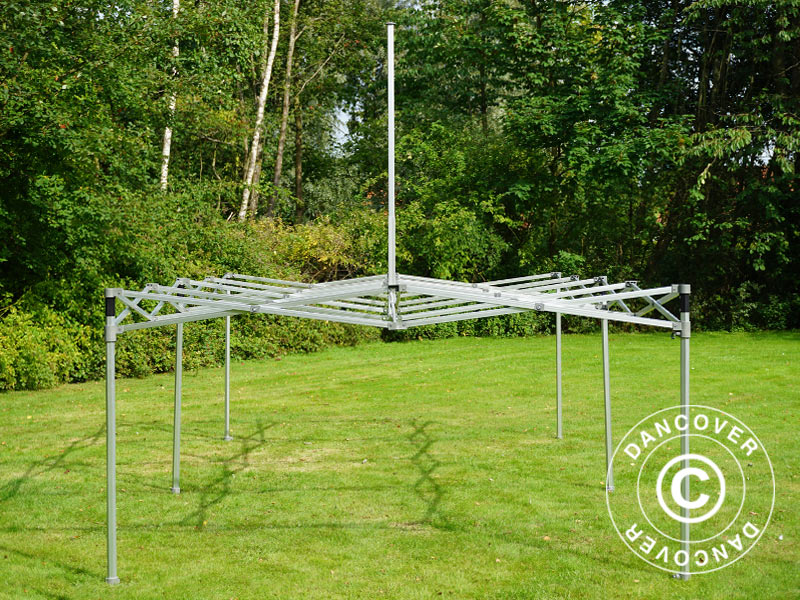 Snabbtält FleXtents PRO Peak Pagoda 3x6m Latte