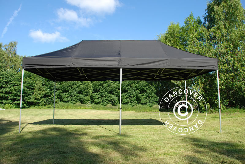 Snabbtält FleXtents PRO 3x6m Svart, Flamhämmande
