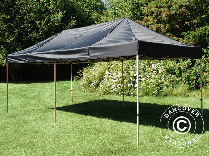Snabbtält FleXtents PRO 3x6m Svart, Flamhämmande