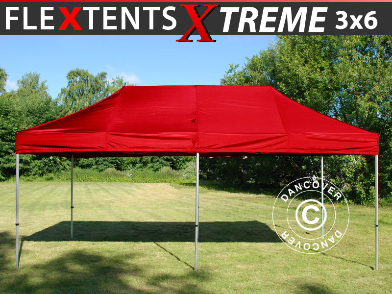 Snabbtält FleXtents Xtreme 60 3x6m Röd