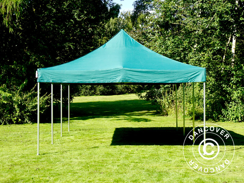 Snabbtält FleXtents PRO 4x6m Grön, inkl. 8 sidor