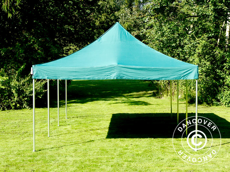 Snabbtält FleXtents PRO 4x6m Grön, inkl. 8 sidor