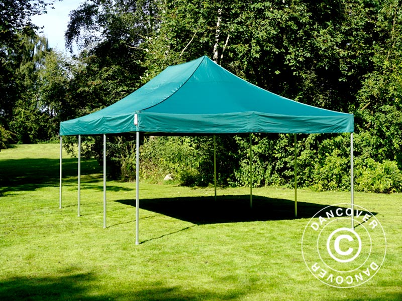 Snabbtält FleXtents PRO 4x6m Grön, inkl. 8 sidor