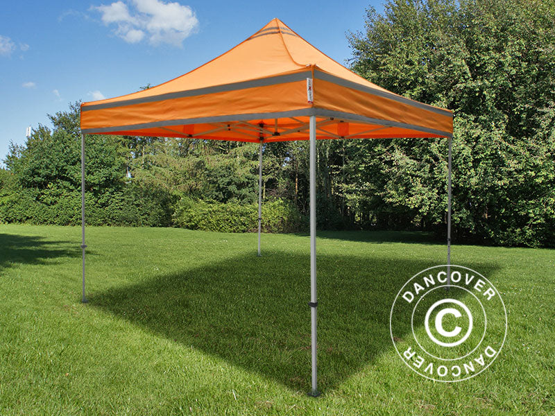 Snabbtält FleXtents PRO Arbetstält 3x3m Orange Reflexiva