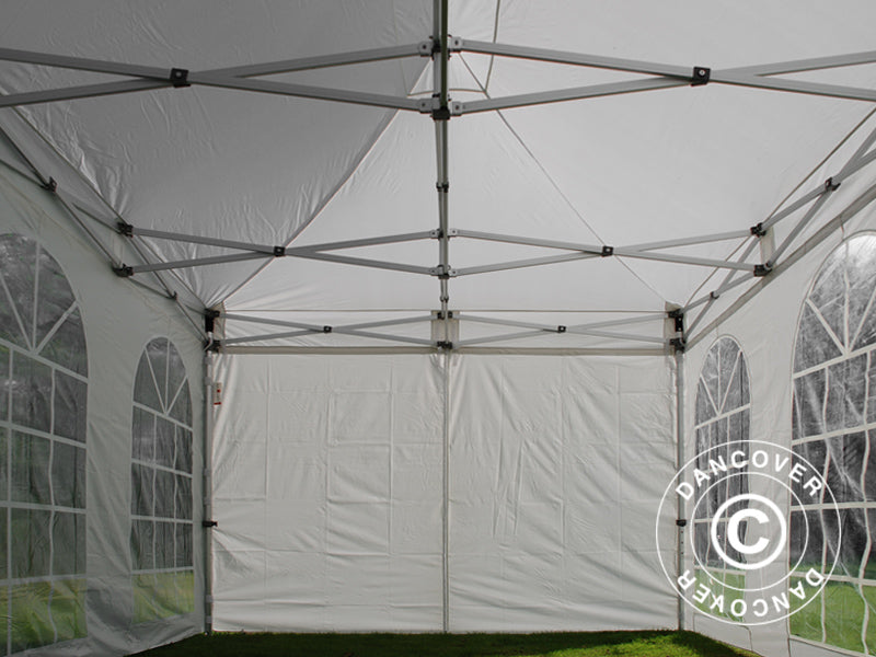 Snabbtält FleXtents PRO Vintage Style 3x6m Vit, inkl. 6 sidor