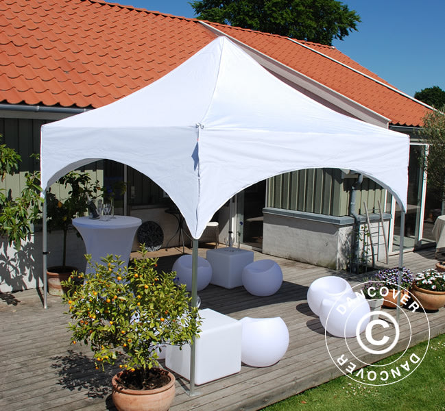 Snabbtält FleXtents PRO Steel "Arched" 3x3m Vit