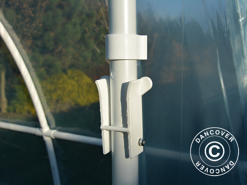 Tunnelväxthus 130, 3x4x2,1m, 12m², Transparent