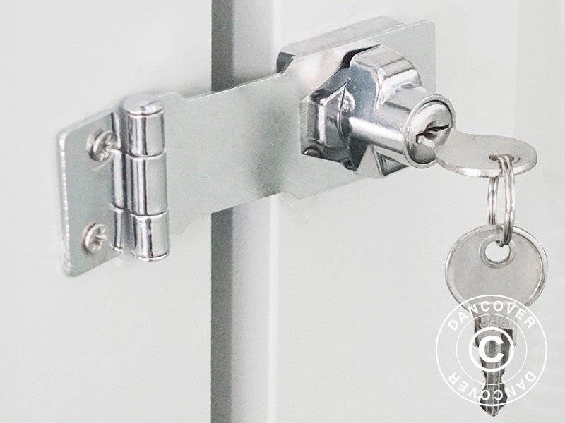 Redskapsbod, 3,02x1,72x2,29m, 5,19m², Antracit/Vit