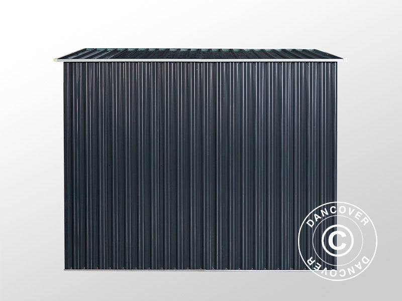 Redskapsbod med takfönster 2,38x1,74x1,96m, 4,14m², ProShed®, Antracit/Vit