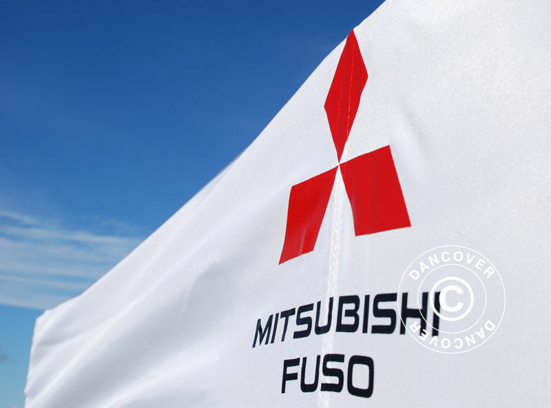 1 St. FleXtents tryck på takkappa 21x50cm, centrerat