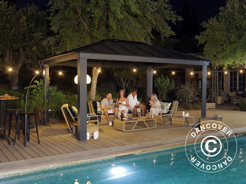 Paviljong Dallas 3,64x4,88m, Antracit